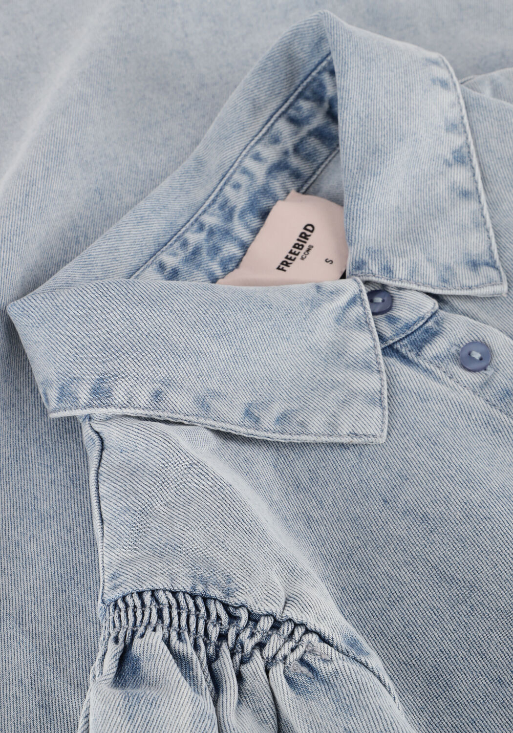 Hellblau FREEBIRD Blusen BRITTE SS - large