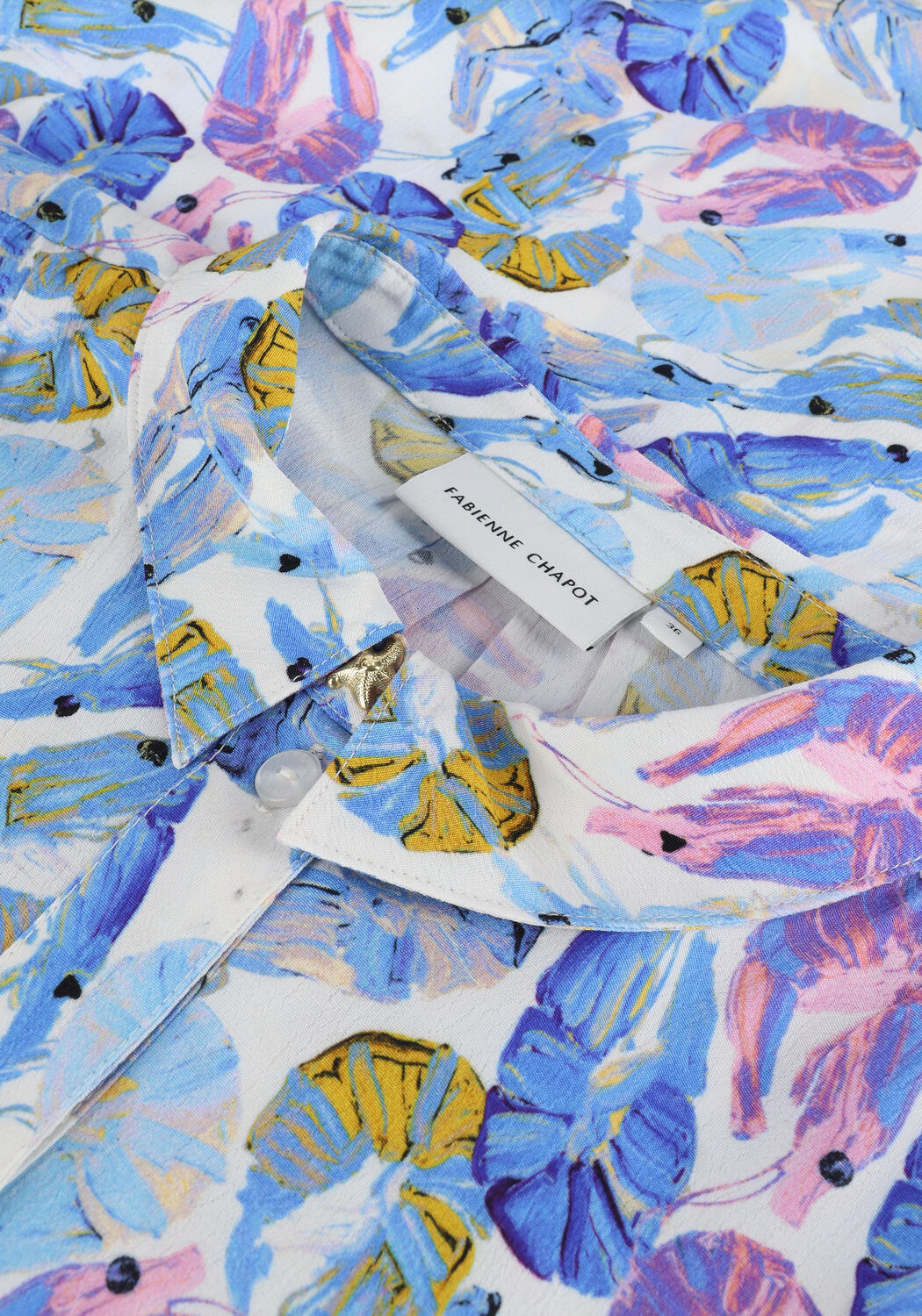 Blaue FABIENNE CHAPOT Minikleid BOYFRIEND ISA DRESS - large