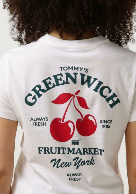 Wei&szlig;e TOMMY JEANS T-shirt TJW REG NOVELTY 2 TEE - large