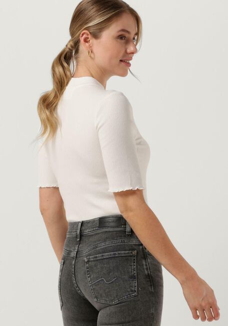 Weiße SELECTED FEMME Top SLFANNA 2/4 CREW NECK TEE - large