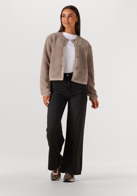 Sand NEO NOIR Pullover LIMO FLUFFY KNIT CARDIGAN - large