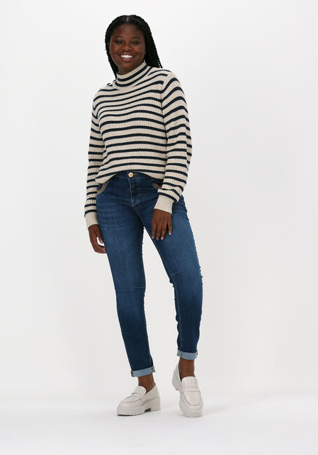Beige MOS MOSH Pullover LINN STRIPE KNITT - large