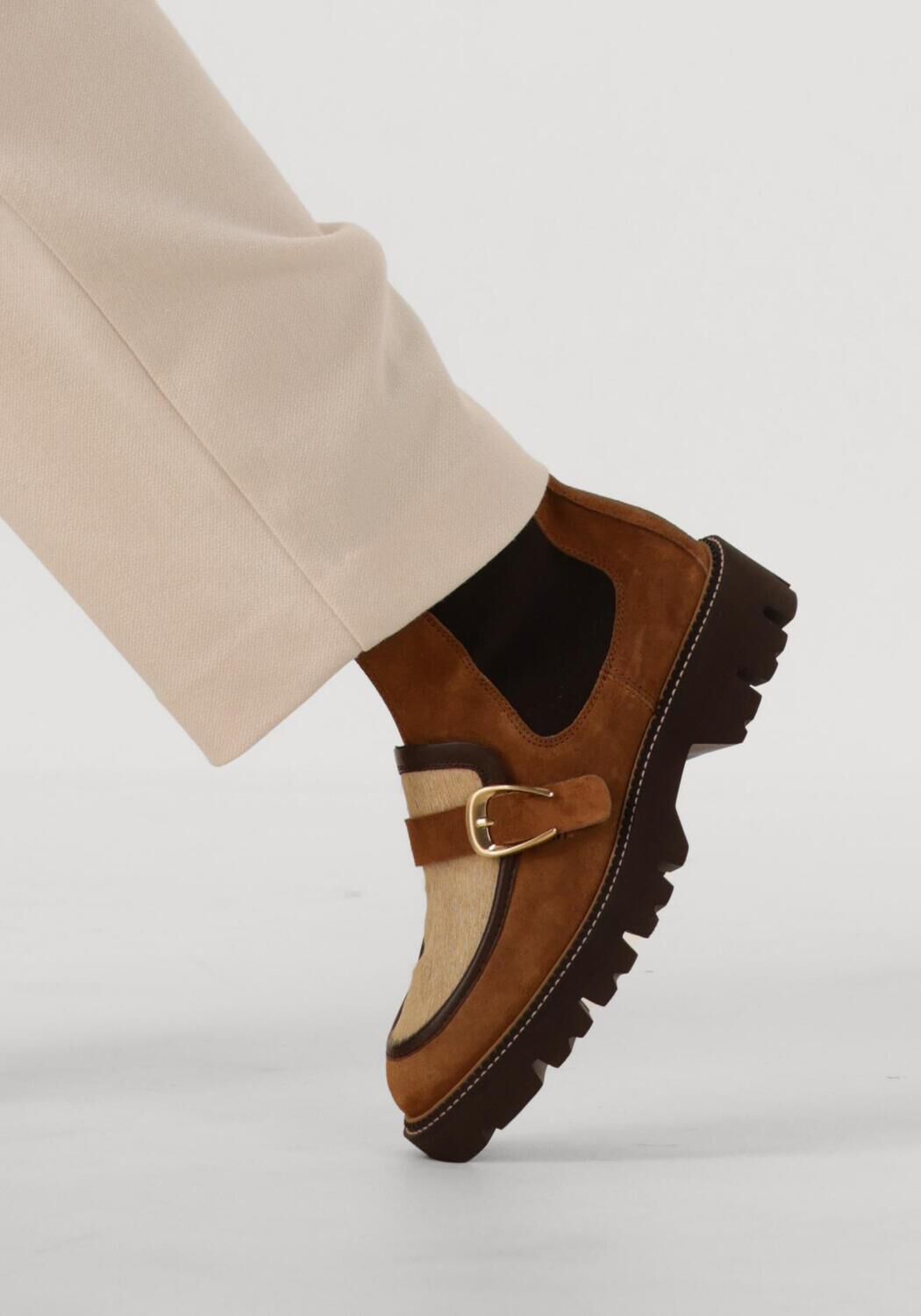 Braune PERTINI Chelsea Boots 33119 - large