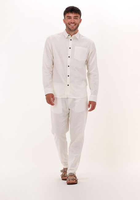 Nicht-gerade weiss ANERKJENDT Casual-Oberhemd AKLOUIS LINEN SHIRT - large