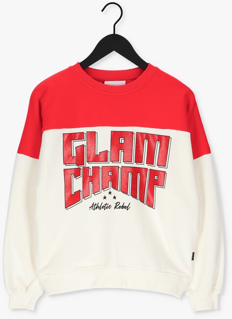 Nicht-gerade weiss COLOURFUL REBEL Sweatshirt GLAM CHAMP COLOURBLOCK DROPSHO - large