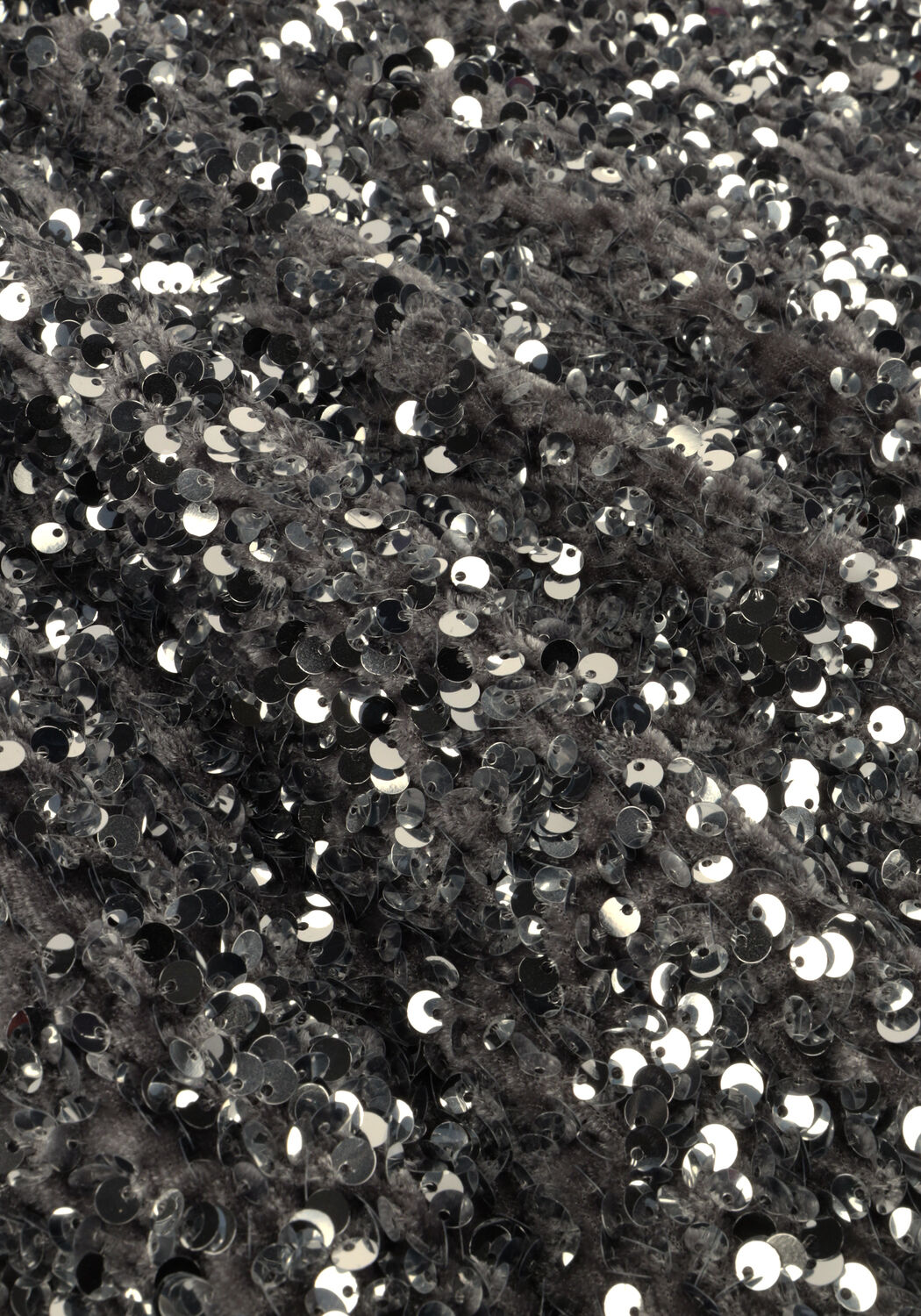 Silberne SECOND FEMALE Minirock SHIMMER MINI SKIRT - large