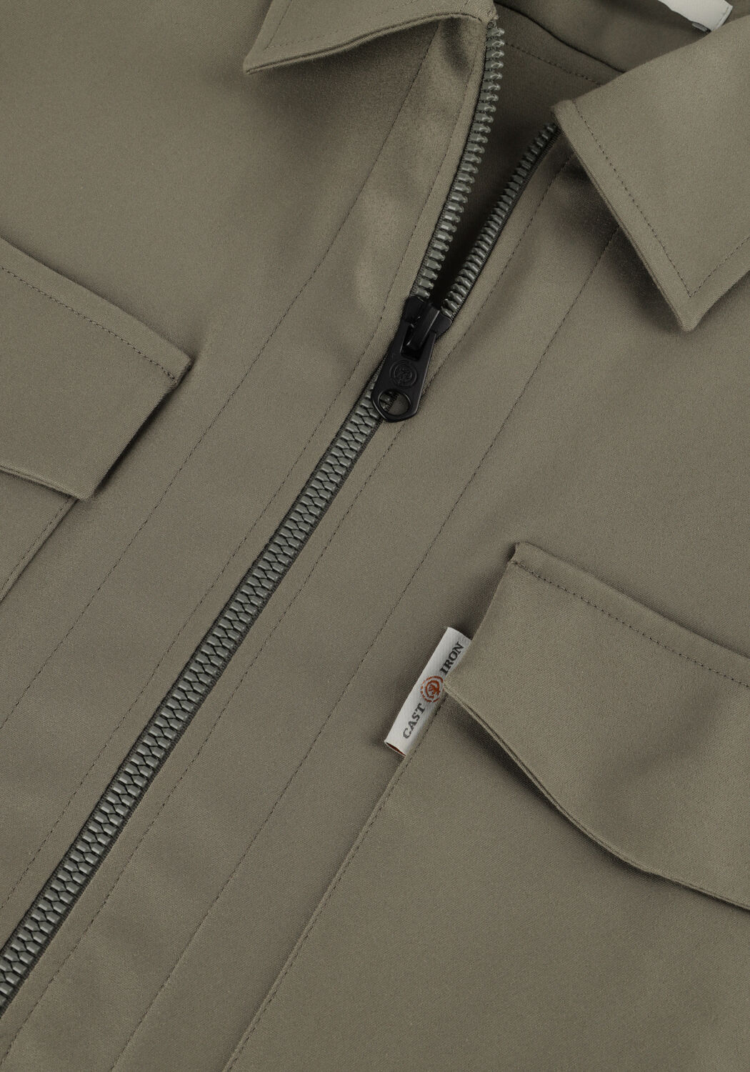 Gr&uuml;ne CAST IRON Overshirt LONG SLEEVE SHIRT OVERSHIRT REGULAR FIT - large