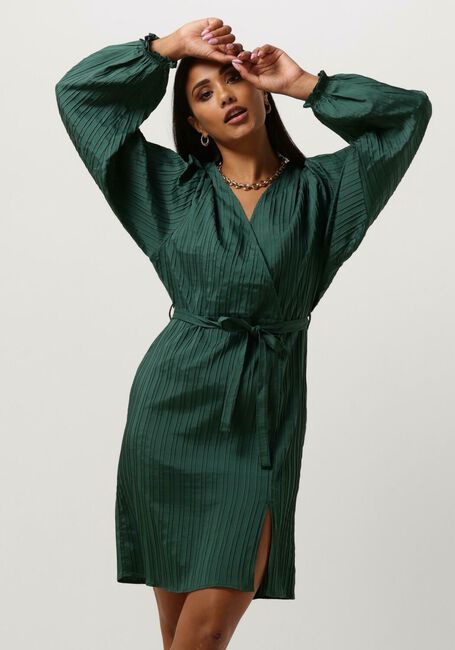 Dunkelgrün ANOTHER LABEL Minikleid LOISA DRESS L/S - large
