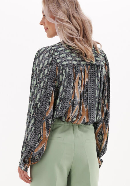 Mehrfarbige/Bunte SUMMUM Blusen TOP IKAT MIX VISCOSE - large