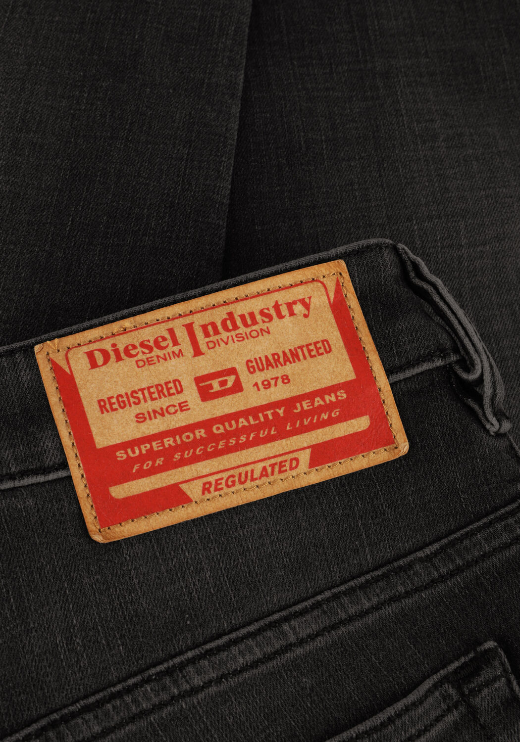 Graue DIESEL Straight leg jeans D-YENNOX - large