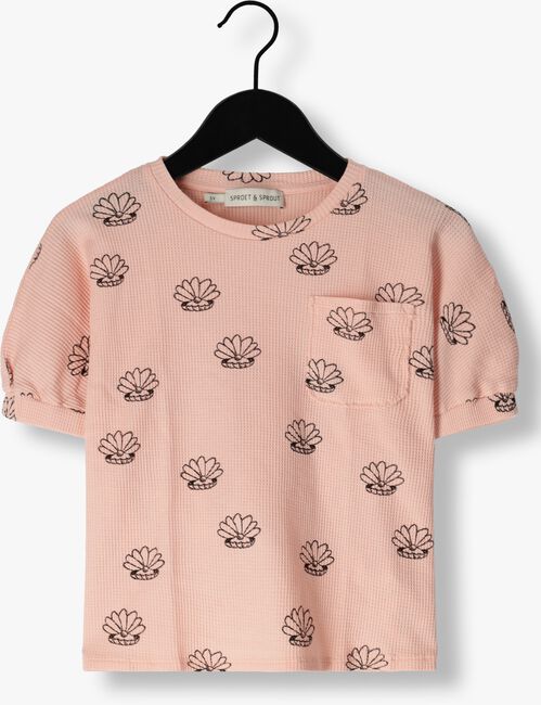 Hell-Pink Sproet & Sprout T-shirt T-SHIRT ELASTIC SHELL PRINT - large