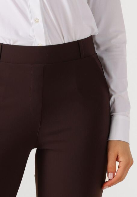 Braune STUDIO ANNELOES Schlaghose FLAIR BONDED TROUSERS - large