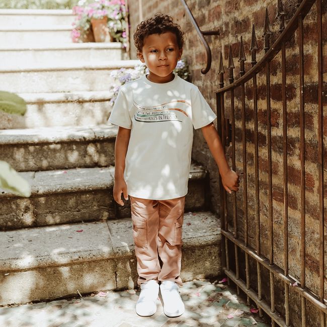 Beige YOUR WISHES T-shirt PARS - large