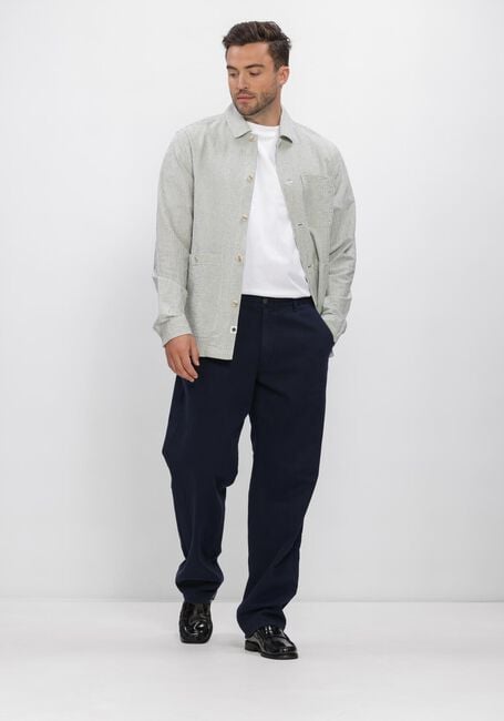 Gr&uuml;ne ANERKJENDT Overshirts AKODIN STRIPE OVERSHIRT - large