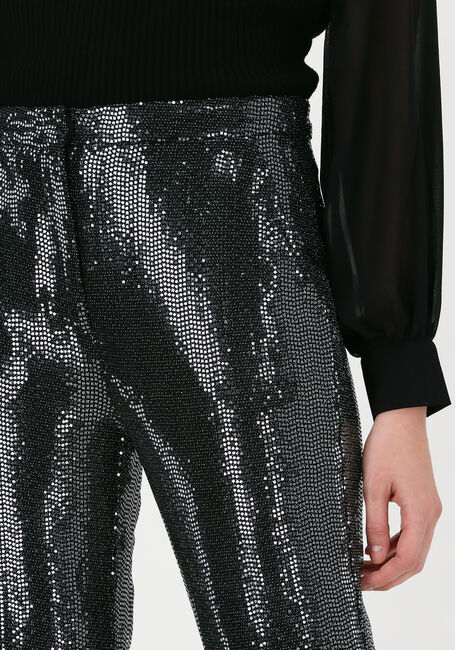 Silberne SECOND FEMALE Schlaghose FONTAINE NEW TROUSERS - large