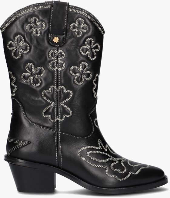 Schwarze FABIENNE CHAPOT Cowboystiefel JOLLY MID HIGH EMBROIDERY BOOT - large