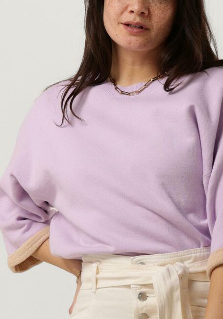 Lilane SUMMUM Pullover SWEATER 3/4 SLEEVE DOUBLE FACE SUMMER COTTON KNIT - large