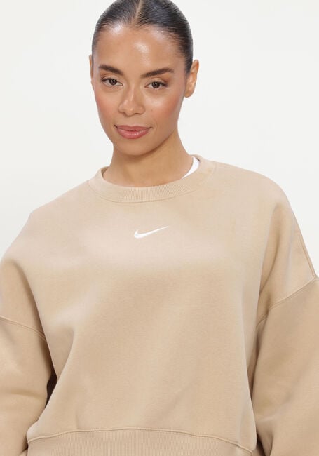 Beige NIKE Sweatshirt NIKE SPORTSWEAR PHOENIX FLEECE - large