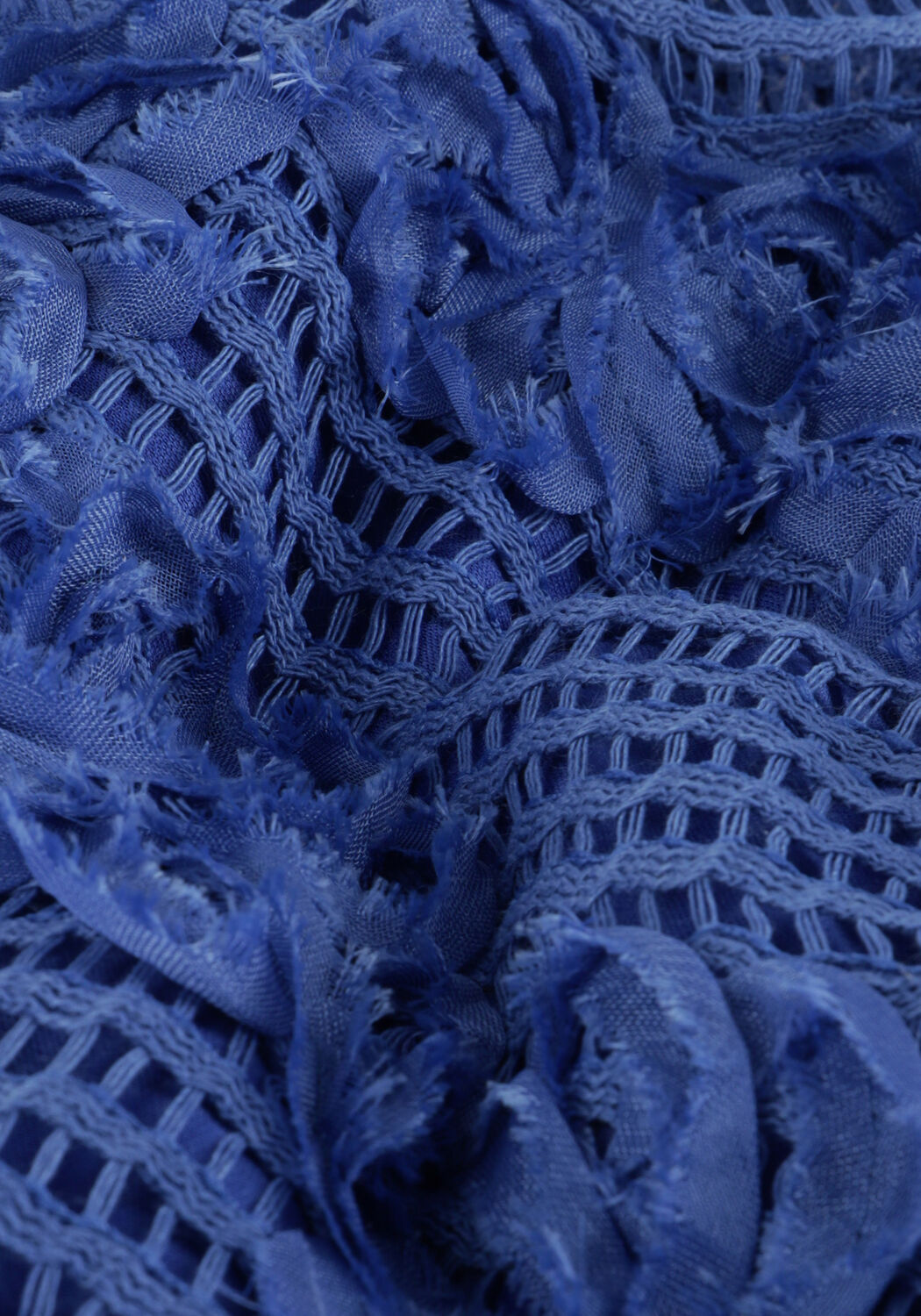 Blaue ALIX THE LABEL Minikleid KNITTED TAPE LACE DRESS - large