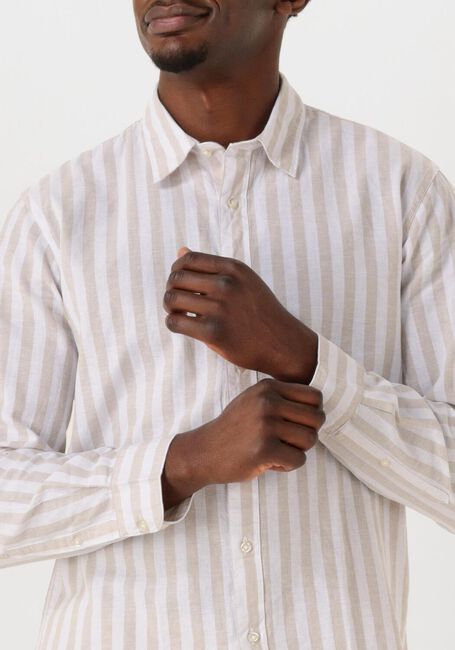 Beige SELECTED HOMME Casual-Oberhemd SLHSLIM-SUN SHIRT LS NOOS - large