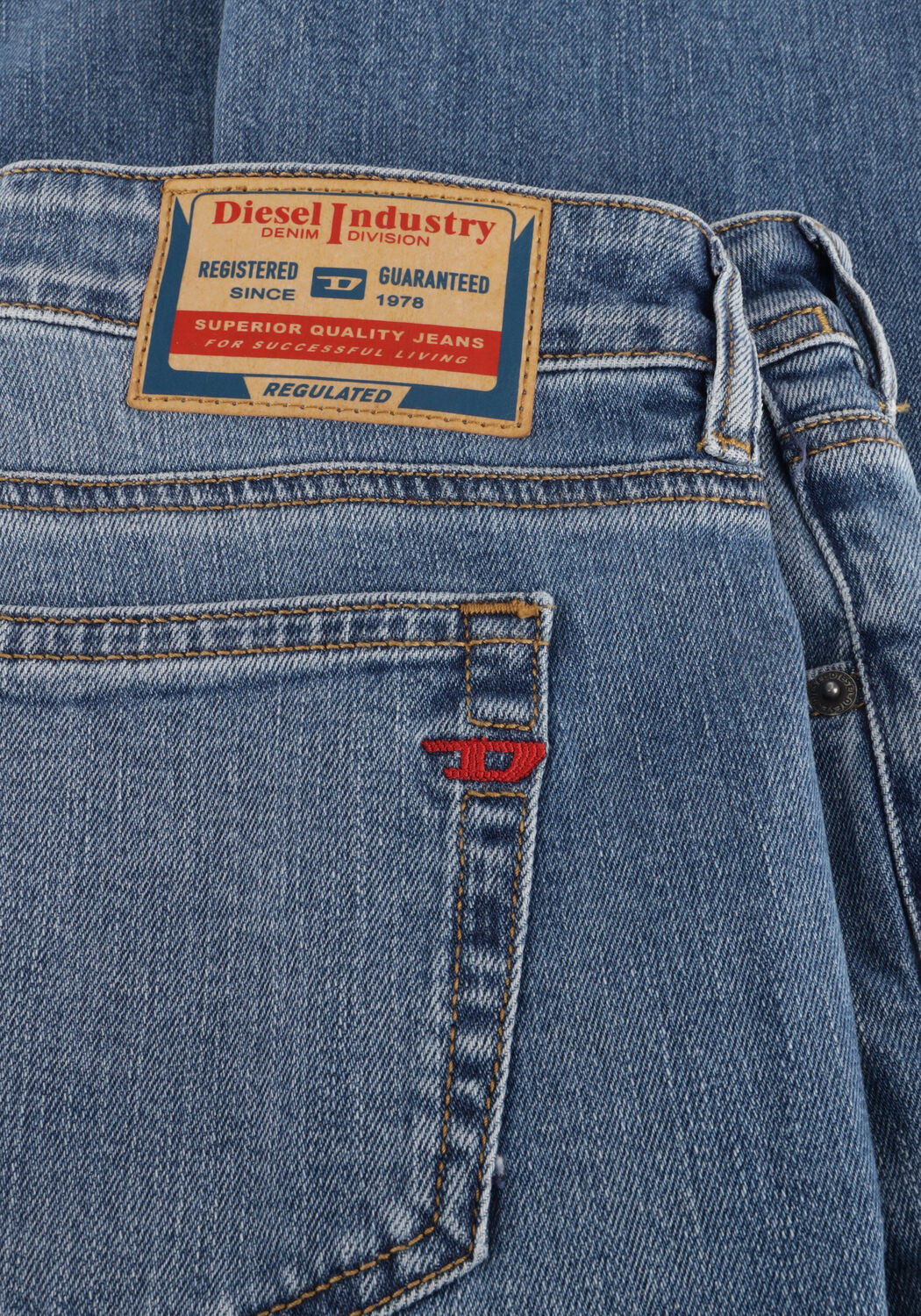 Blaue DIESEL Flared jeans 1969 D-EBBEY - large