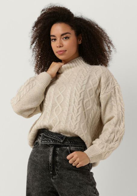 Sand SCOTCH & SODA Pullover KNITTED LUREX WOOL BLEND PULLOVER - large