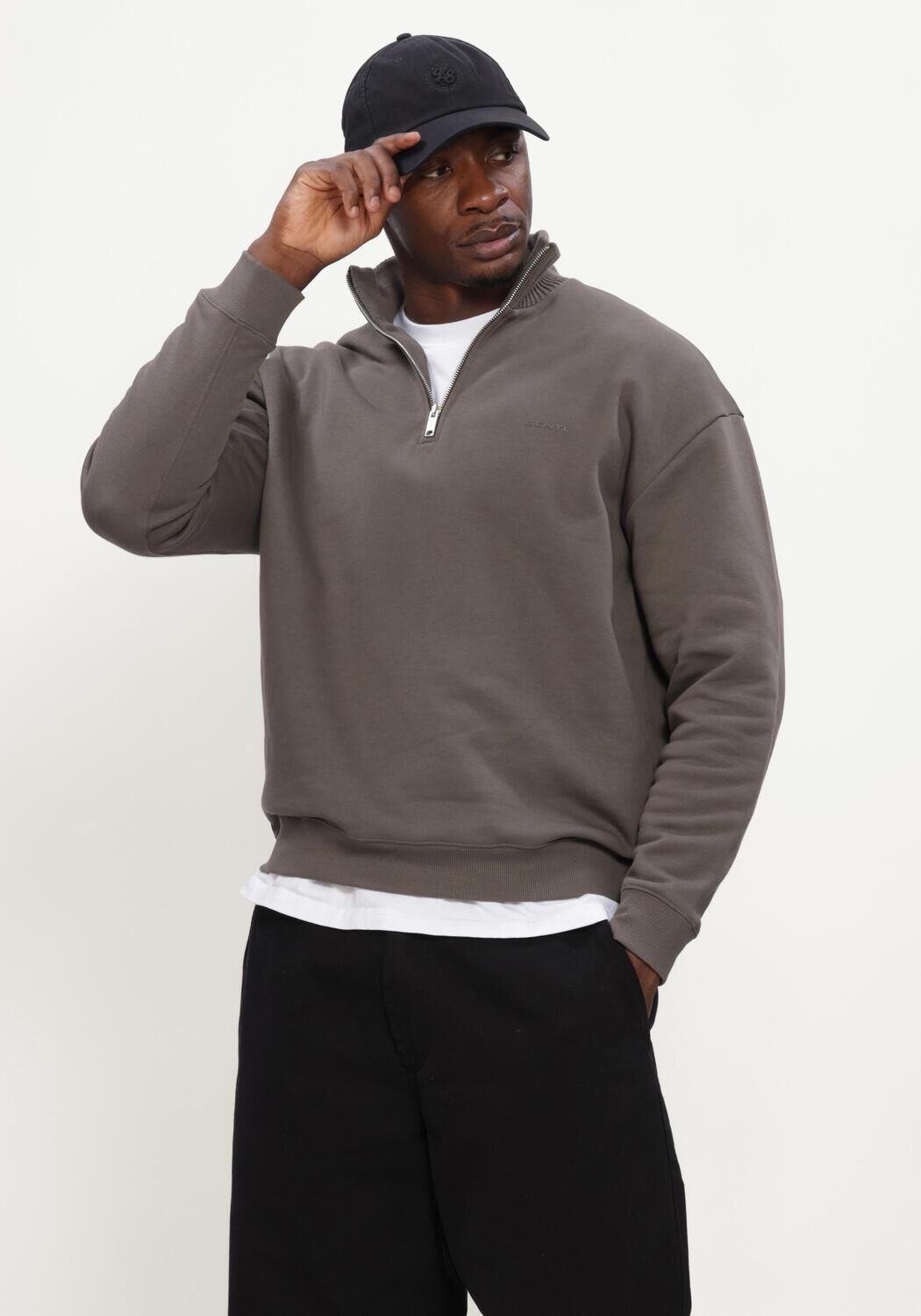 Gr&uuml;ne GENTI Sweatshirt HALF ZIP SWEAT - large