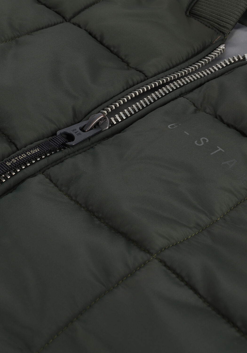 Gr&uuml;ne G-STAR RAW Bodywarmer MEEFIC SQR QUILTED VEST - large