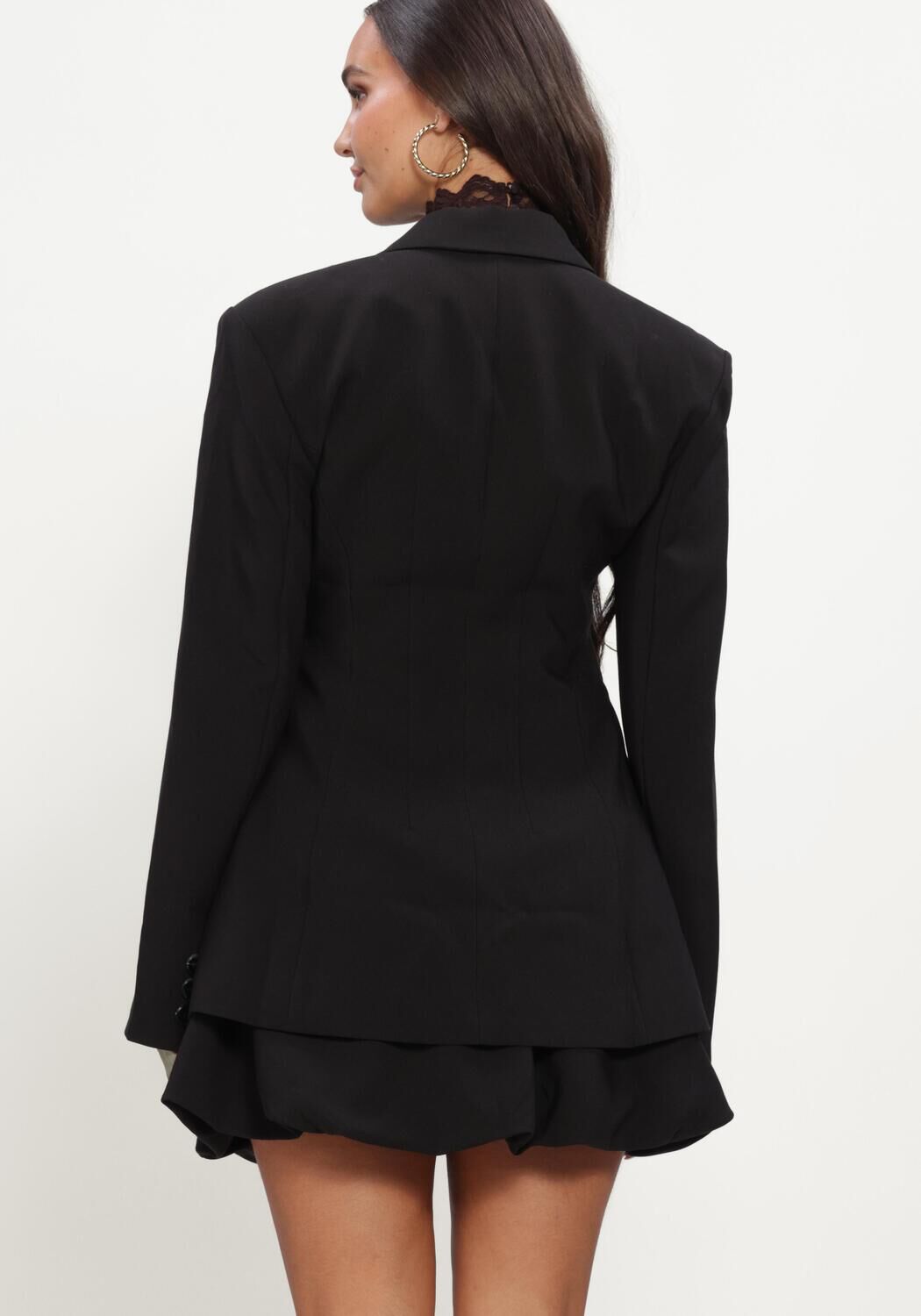 Schwarze NOTRE-V Blazer NV-INDA - large