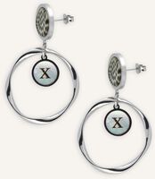 Silberfarbig XANIC Ohrringe LOU OORBEL - medium