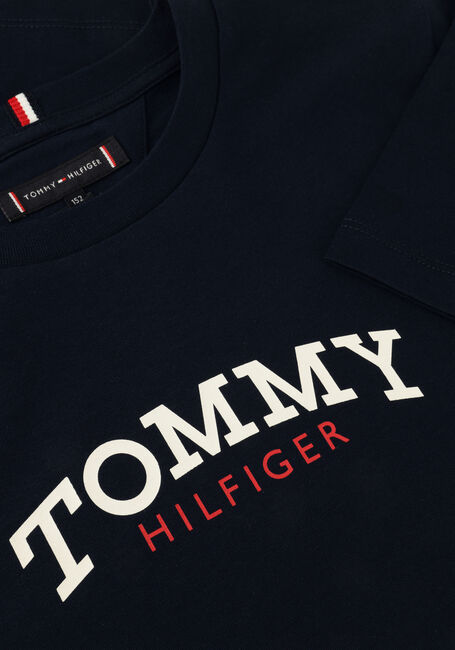 Dunkelblau TOMMY HILFIGER T-shirt MONOGRAM GRAPHIC T-SHIRT - large