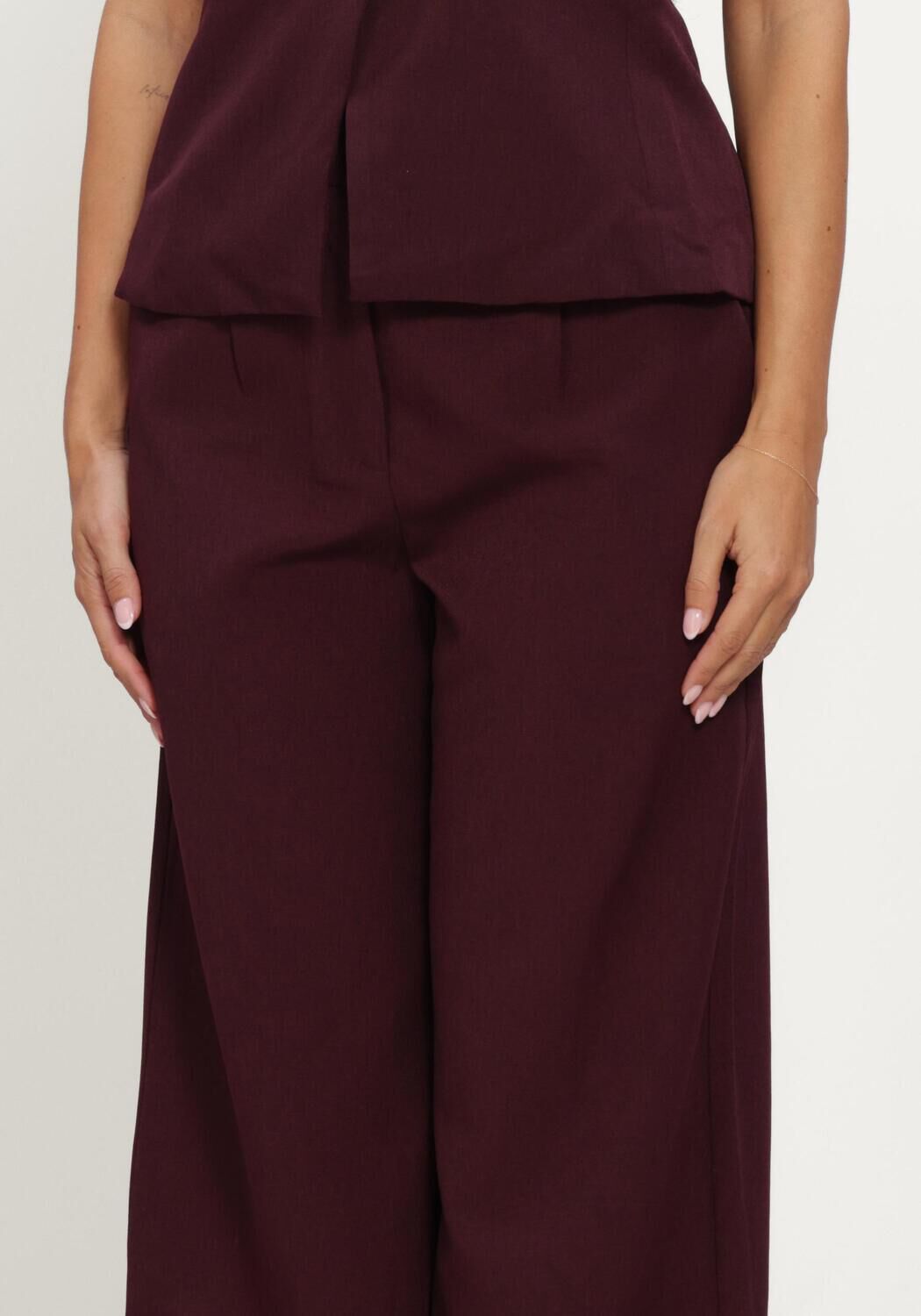 Bordeaux YDENCE Weite Hose PANTS AGATHA - large