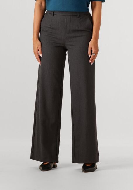 Graue OBJECT Hose OBJLISA WIDE PANT - large
