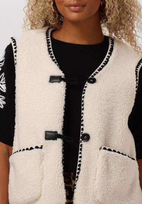 Nicht-gerade weiss OBJECT Gilet OBJPAULINE WAISTCOAT - large