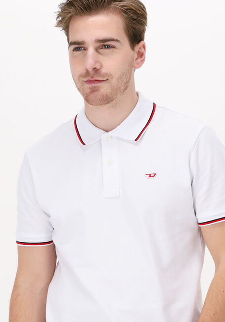 Weiße DIESEL Polo-Shirt T-SMITH-D - large