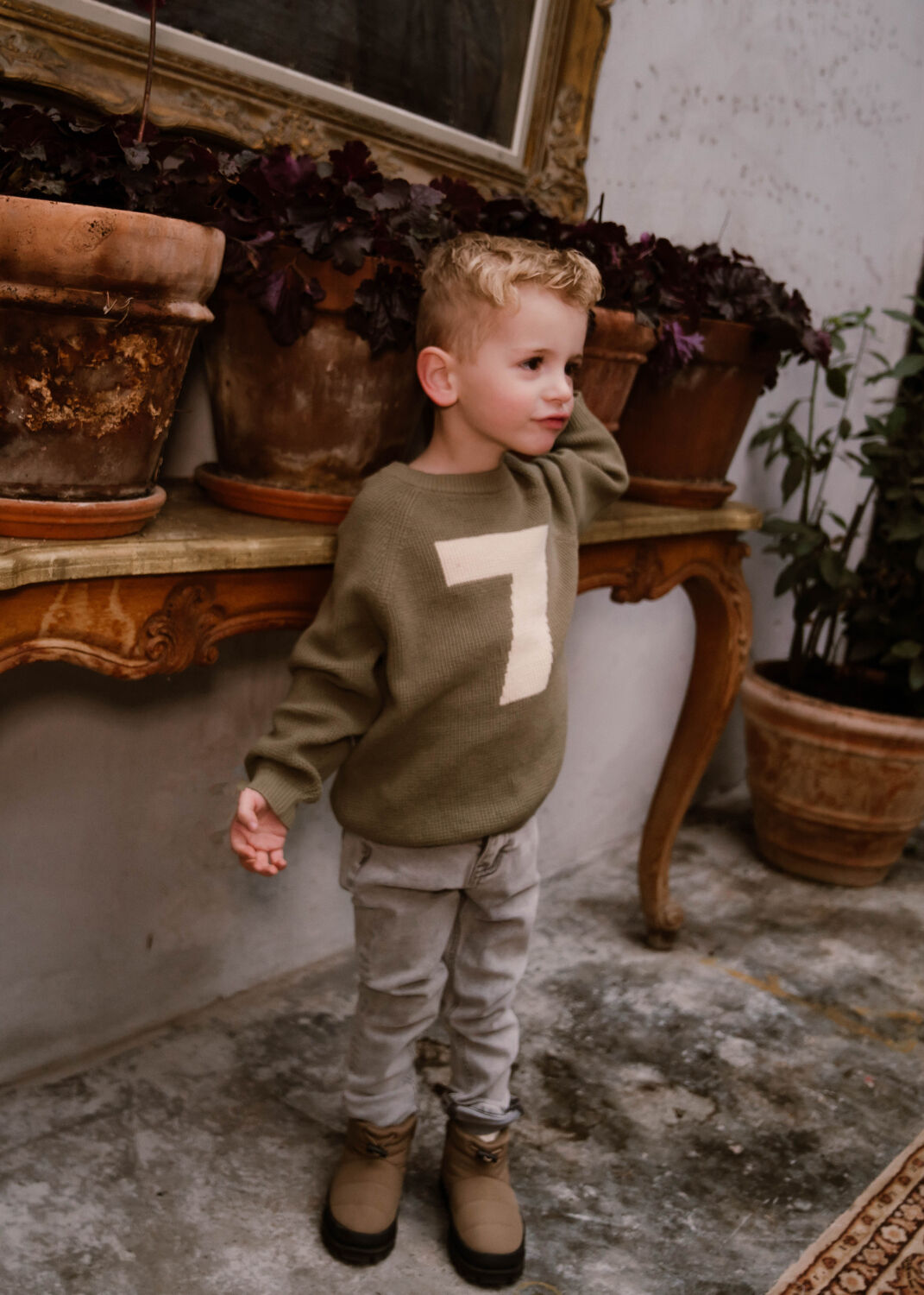 Gr&uuml;ne DAILY7 Pullover KNITTED SWEATER DIALY7 - large