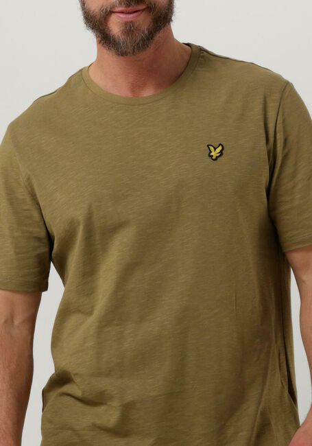 Olive LYLE & SCOTT T-shirt SLUB T-SHIRT - large