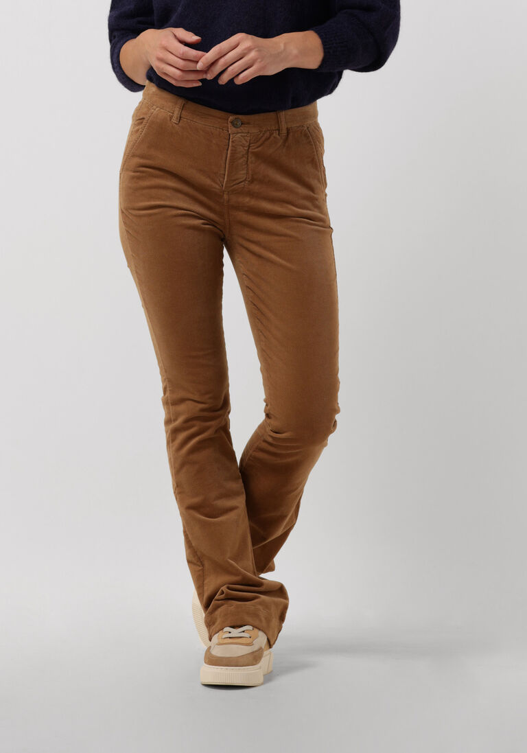 khaki by-bar hose leila velvet twill pant