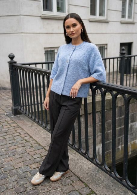 Hellblau NEO NOIR Pullover BENUTA FLUFFY KNIT CARDIGAN - large