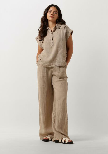 Sand NUKUS Blusen MILLA BLOUSE SS - large