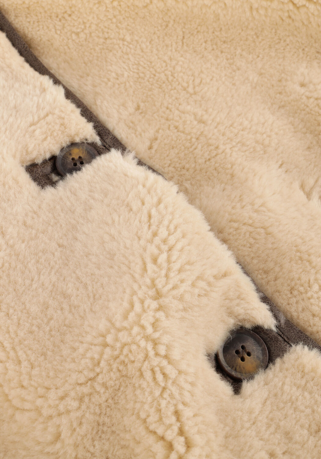 Beige WITHBLACK Teddy-Jacke WBLDAJANA PILE JACKET - large