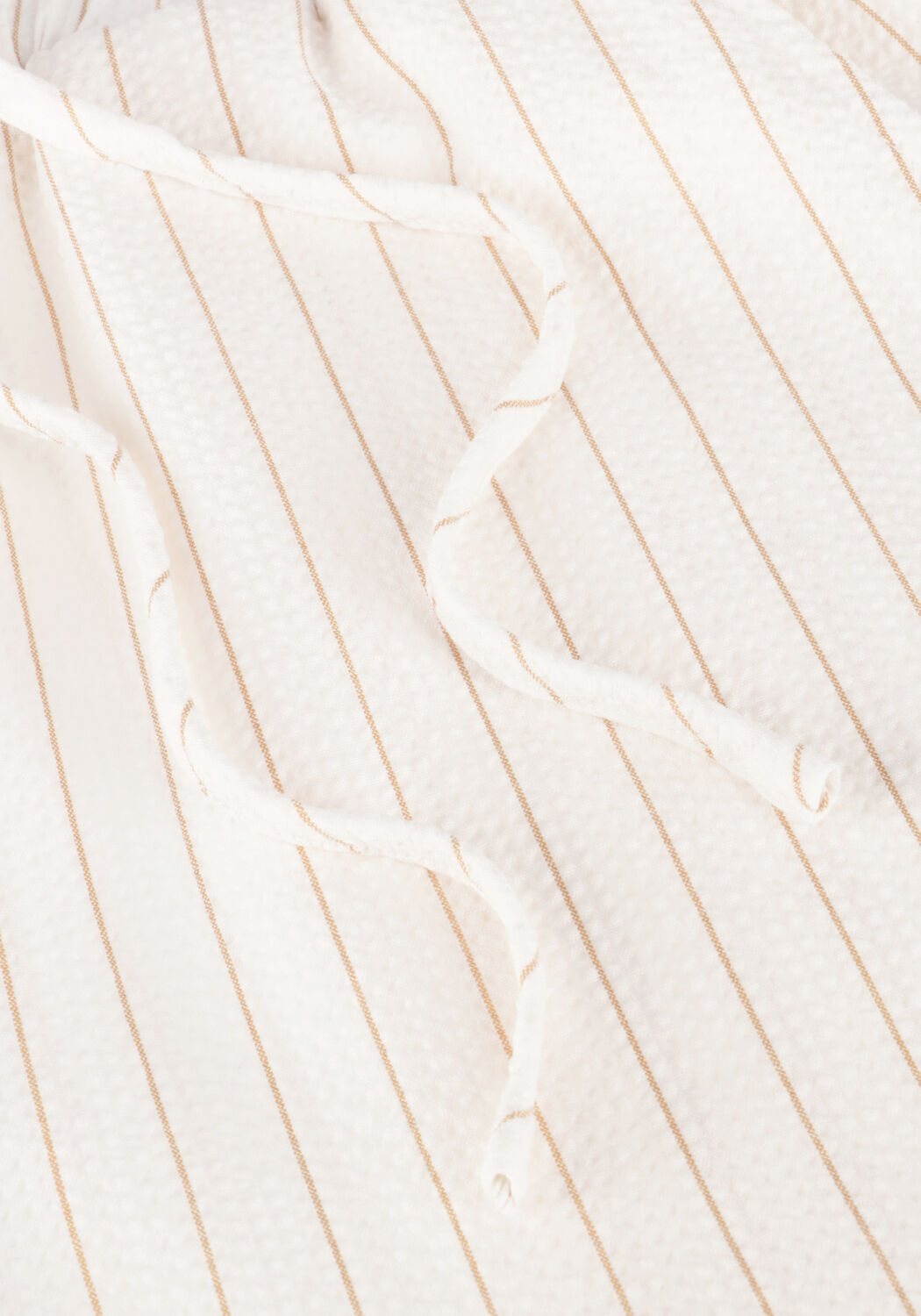 Wei&szlig;e AIMEE THE LABEL Kurze Hose PAGE STRIPE - large