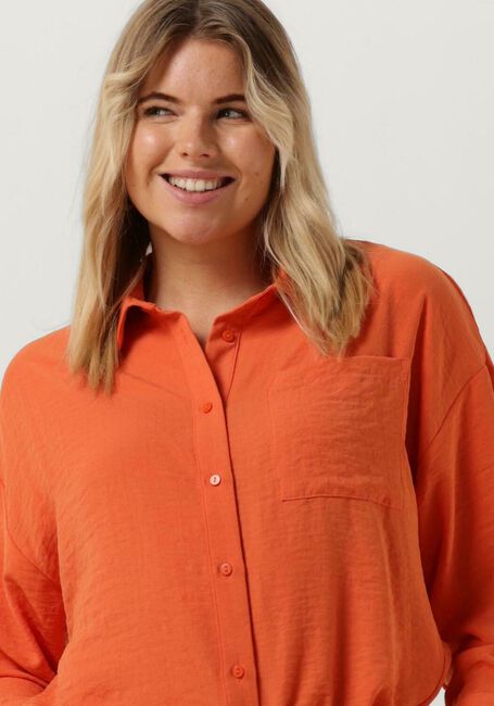 Orangene MODSTRÖM Bluse ALEXIS SHIRT - large