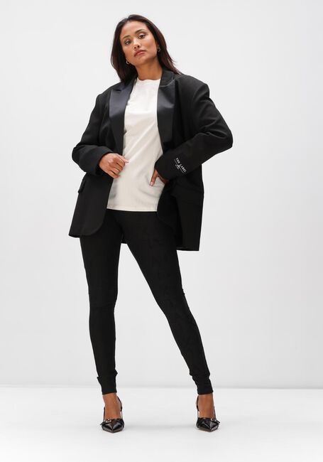 Schwarze ALIX THE LABEL Blazer LADIES WOVEN OVERSIZED MIX BLAZER - large