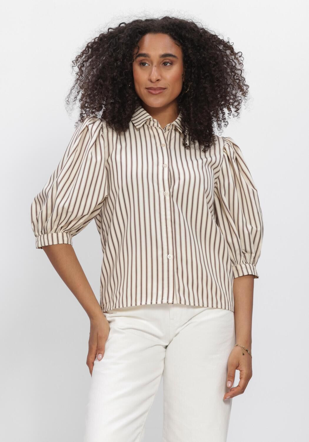 Braune YDENCE Blusen BLOUSE BOBBIE - large