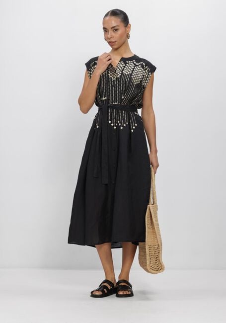 Schwarze GREEK ARCHAIC KORI Midikleid S26K-4083196 - large