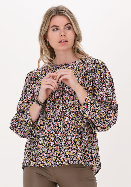 Mehrfarbige/Bunte OBJECT Top ELISABETH L/S TOP - large