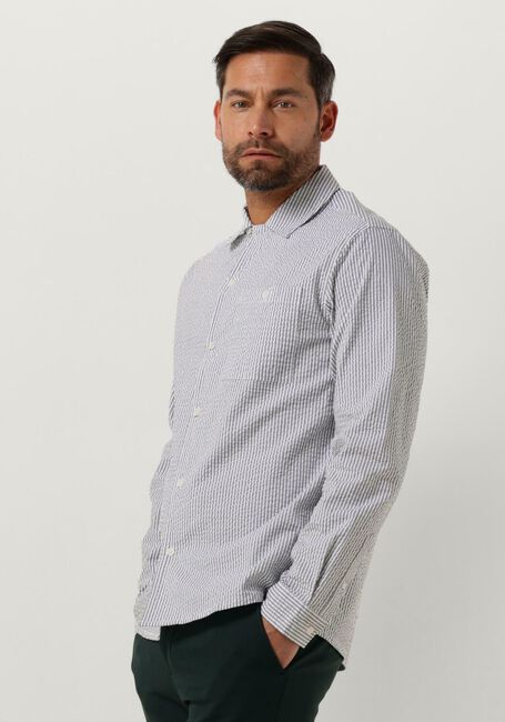 Nicht-gerade weiss ANERKJENDT Casual-Oberhemd AKKURT L/S STRIPE SHIRT - large