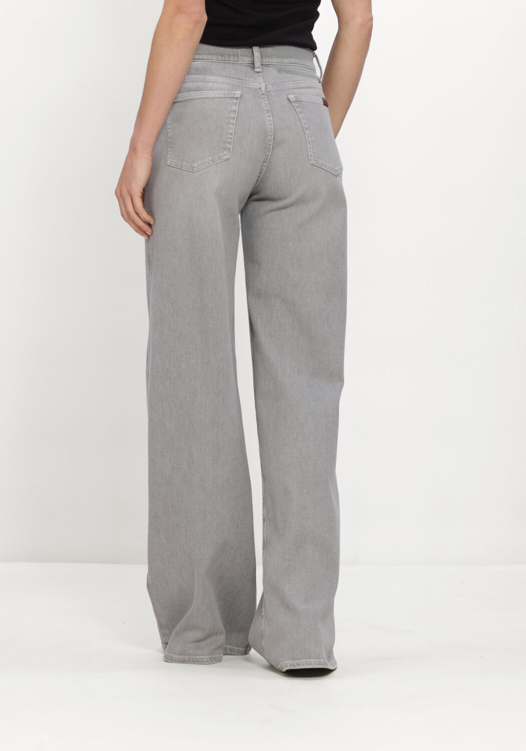 Graue 7 FOR ALL MANKIND Wide jeans LOTTA SILVER WASH - large