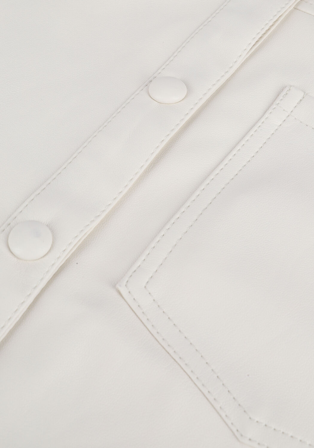 Ecru NA-KD Blusen PU SHIRT - large